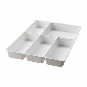 KHAY NHỰA - Nhập khẩu Thái Lan chất liệu nhựa trắng. Size: L510 x W500mm